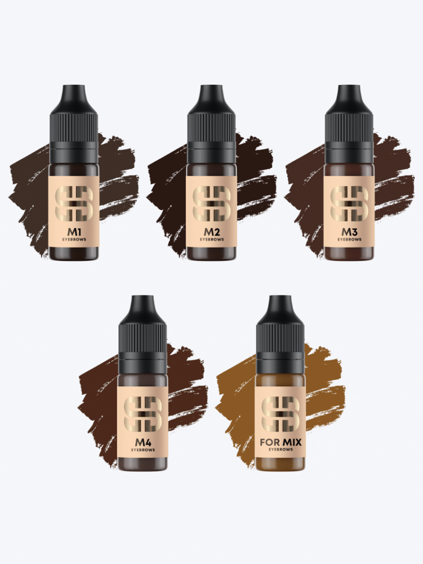 Détails Pour Mix – Un brun clair et velouté aux notes chaleureuses du chocolat au lait. Sa teinte riche et chaude est parfaite pour les mélanges ou les maquillages, et peut également être appliquée pure pour un résultat doux et naturel. Volume : 10 ml Bien agiter pendant 2 minutes avant utilisation. Non classé comme substance dangereuse Non testé sur les animaux à aucun stade de la production Composition hybride